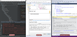 VCS clients built to developer tools like IntelliJ IDEA, Eclipse and Microsoft Visual Studio are also supported! (Again, any VCS client that complies with the standards is supported.)
