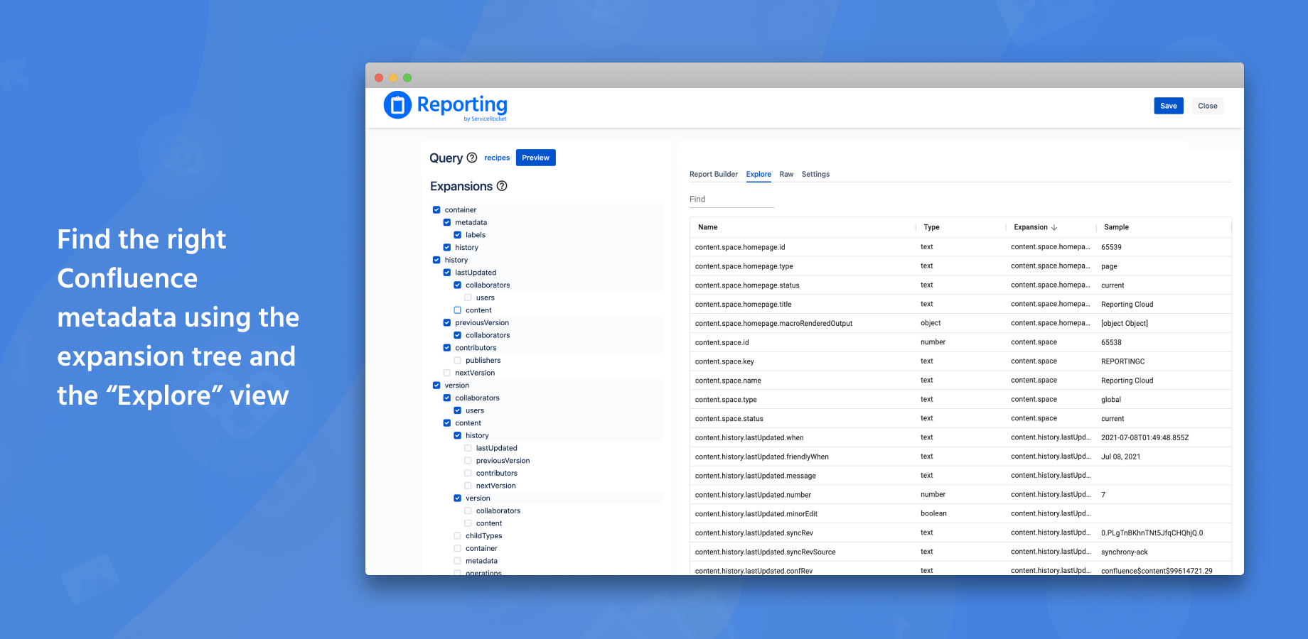 Access and surface the right data
