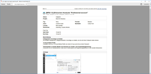 Sprechen Sie Deutsch? Automatic translation for built-in field names and field values! (This PDF example was created by a user using the German language option.)