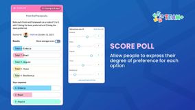 Score Poll - Allow people to express their degree of preference for each option