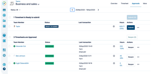 Manage team resources centrally in Jira with timesheet approvals at the close of your company's time period. Quickly review your team's timesheet, approve or reject with an optional comment.