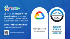 • Operate on Google Cloud infrastructure, ensuring exceptional performance, availability, and scalability • SOC 2 Type II Certified for outstanding security