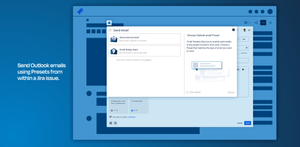 Email Presets allow you to quickly send Outlook emails to the people involved in the issue. Choose a Preset that matches the type of email you want to send.