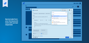 Send Outlook emails and work with canned responses in your Jira issue. Add more recipients, append issue details, add the email as a comment, or schedule the email.