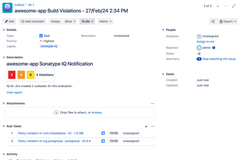 Take action on open source code security vulnerabilities by learning about them right from JIRA thanks to the Sonatype for Jira add-on